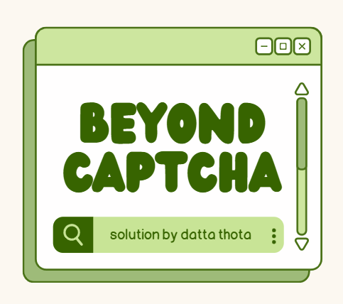 Beyond CAPTCHA