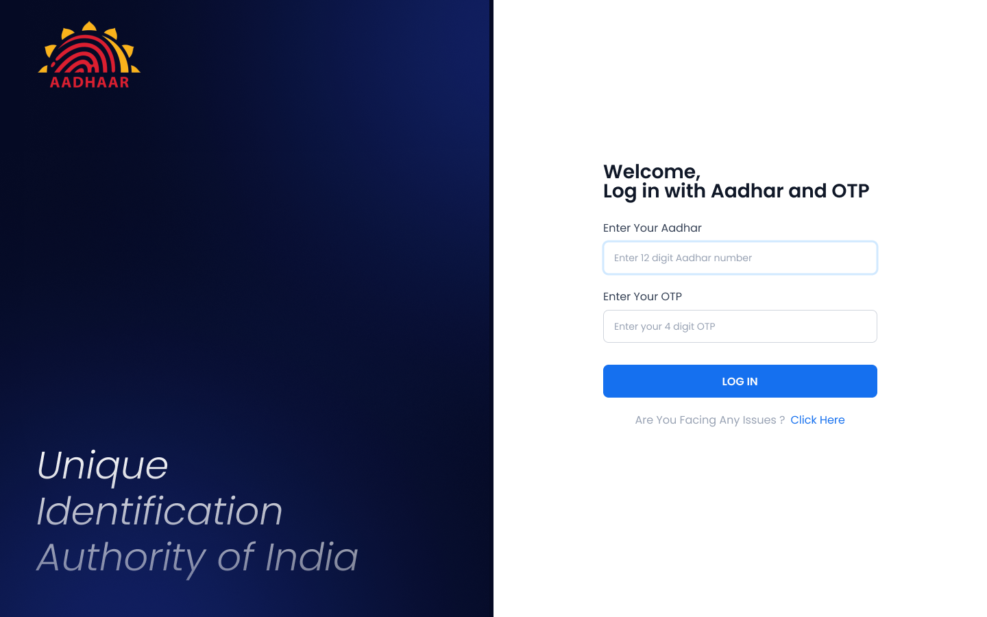 UIDAI Behavior Auth UI